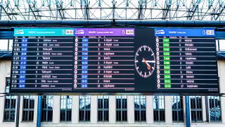 Teleste Modernizes Helsinki Central Station With Advanced RGB LED Passenger Information Display