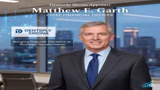 Dentsply Sirona Appoints Matthew E. Garth as Chief Financial Officer