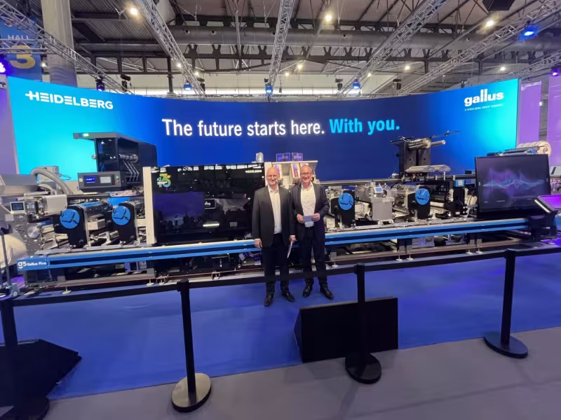 Gallus and HEIDELBERG Redefine Digital Label Production with Hybrid and Entry-Level Presses at Labelexpo Europe 2025