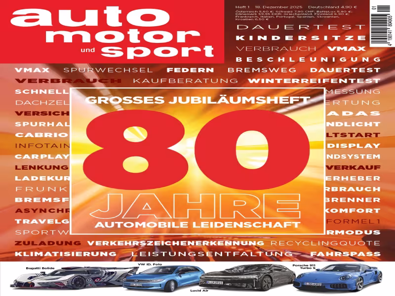 auto motor und sport Turns 80 With 232-Page XXL Issue, Setting 2026 Roadmap for Motor Presse Stuttgart