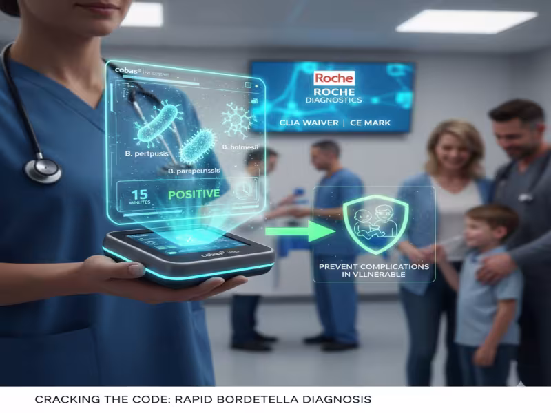 Roche Wins FDA Clearance and CE Mark for 15-Minute Point-of-Care Bordetella PCR Test