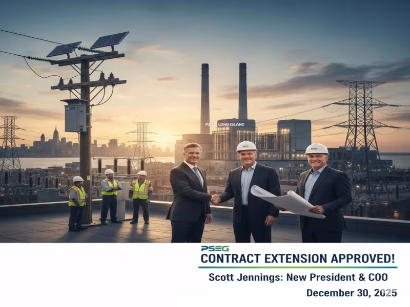 PSEG Long Island Secures LIPA Operating Contract Extension as New Leadership Takes Charge