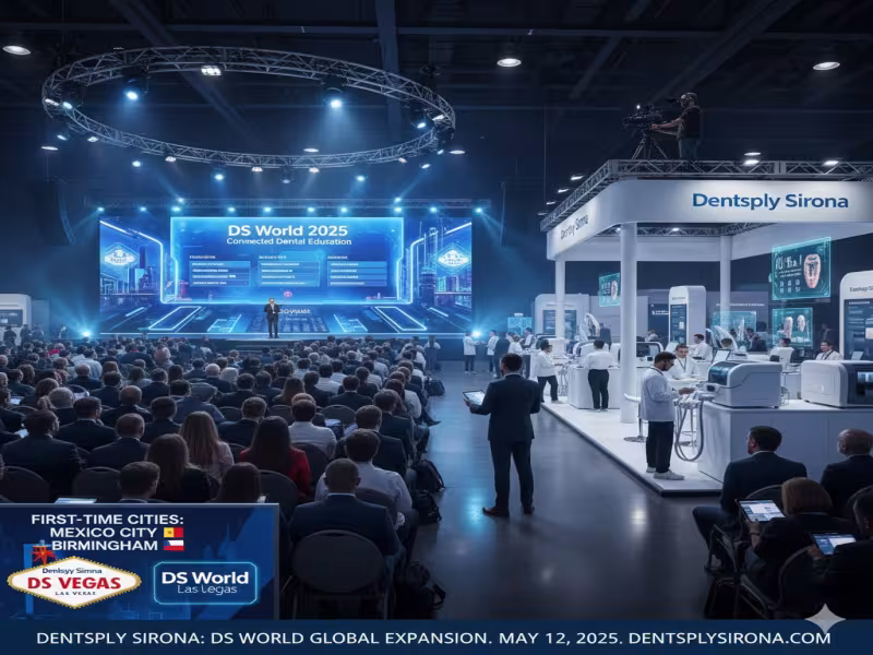 Dentsply Sirona Expands Global Footprint with Six DS World Events in 2025 to Advance Connected Dental Education