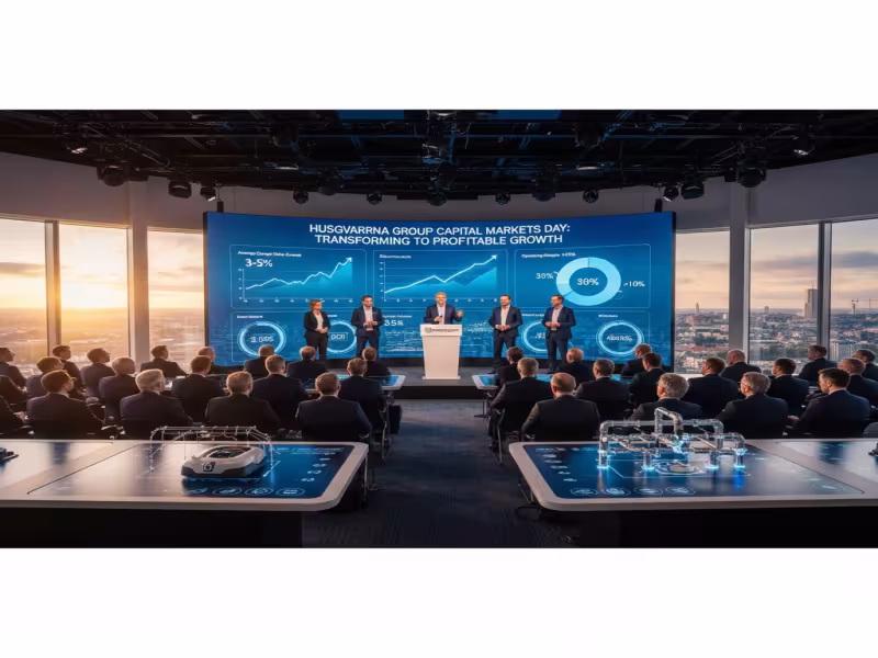 Husqvarna Group Uses Capital Markets Day to Map 2030 Strategy for Profitable Growth