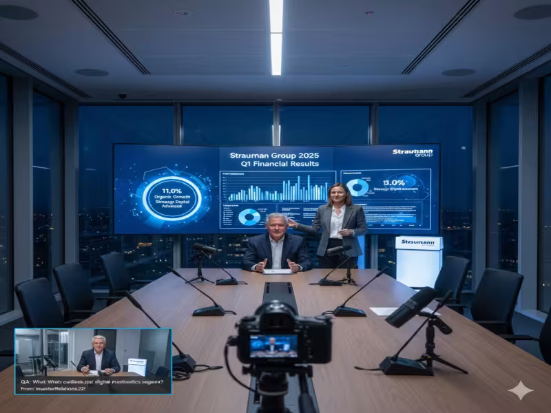 Straumann Group to Host Webcast for 2025 Q1 Financial Results, Showcasing Strategic Momentum and Investor Transparency