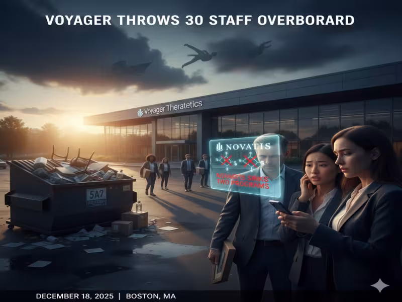 Voyager Cuts 30 Roles After Novartis Drops Two Early Gene Therapy Programs