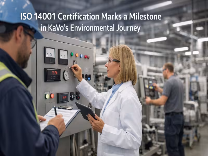 KaVo Commits to ISO-Certified Sustainability Program with Clear Environmental Targets