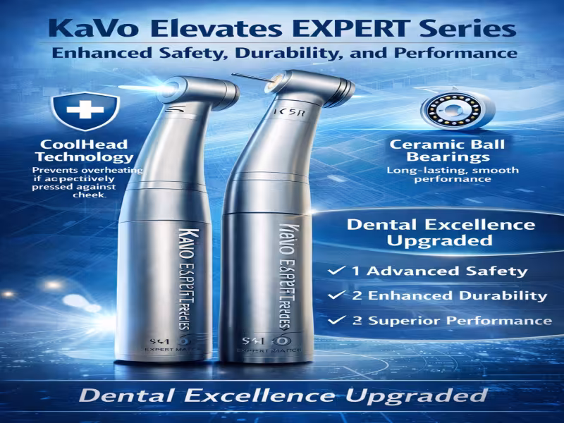 KaVo Elevates EXPERT Series with Enhanced Safety, Durability, and Performance