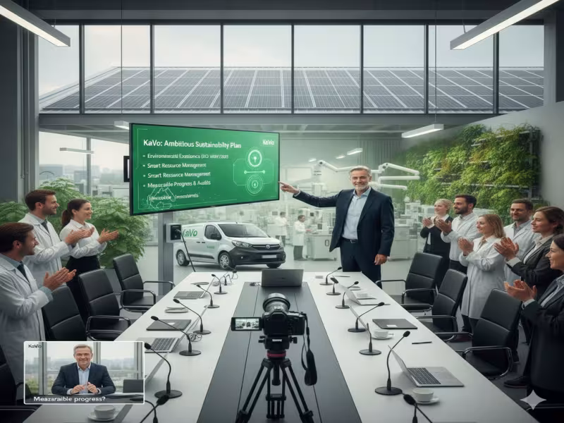 KaVo Commits to a Greener Future with Ambitious Sustainability Plan
