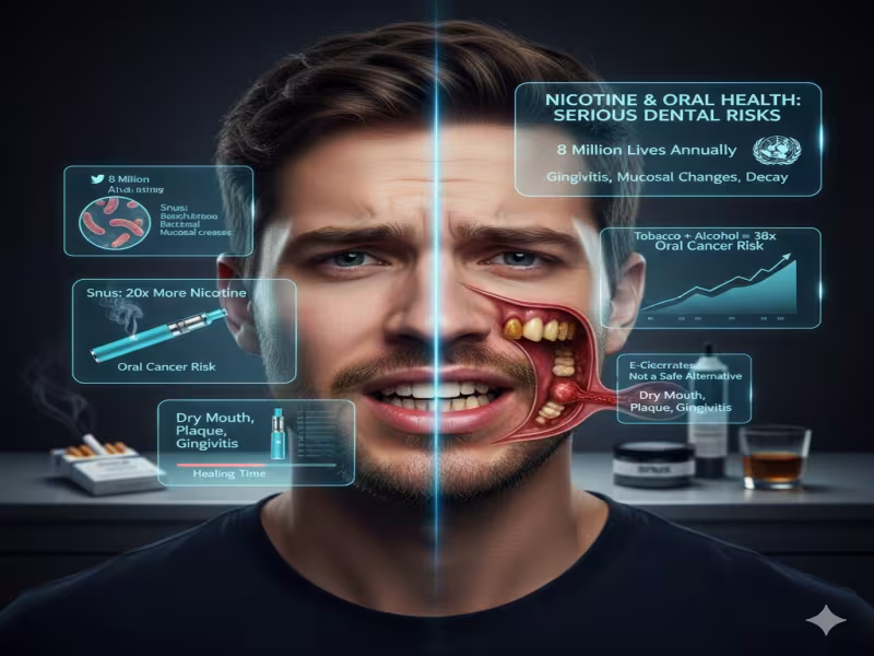 Nicotine and Oral Health: Why All Forms of Tobacco Pose Serious Dental Risks
