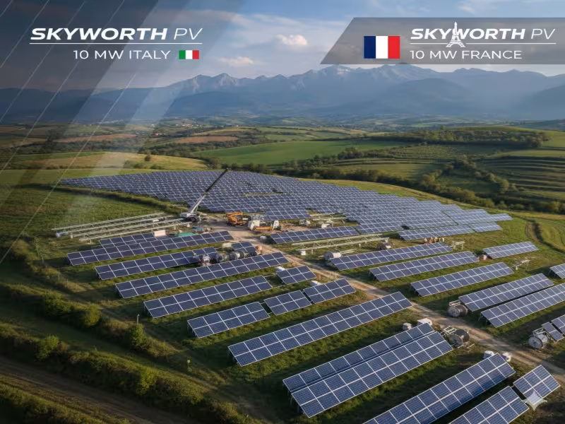 Skyworth PV Secures 10 MW Distributed Solar Contract in Italy to Advance European Project Pipeline